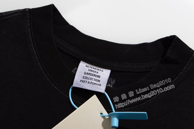 Vetements專櫃維特萌2023FW新款印花刺繡T恤 男女同款 tzy3112